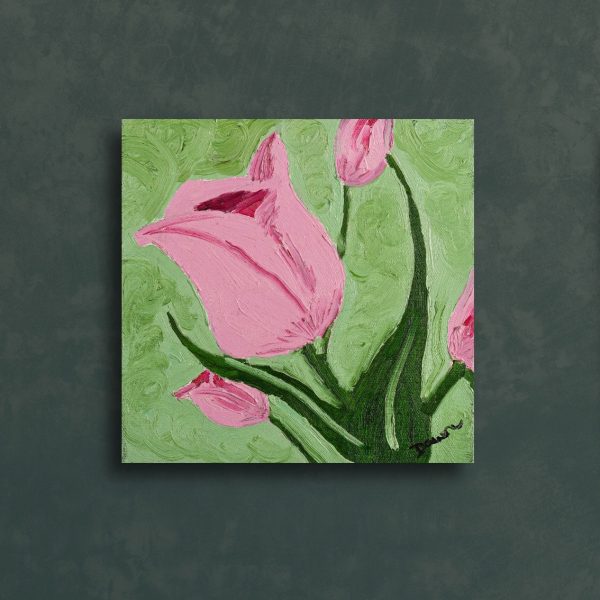 Tulips I Oil Painting by Dawn M. Wayand