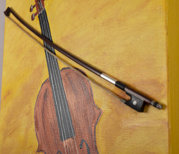 Violin II - Acrylic and Mixed Media Painting by Dawn M. Wayand