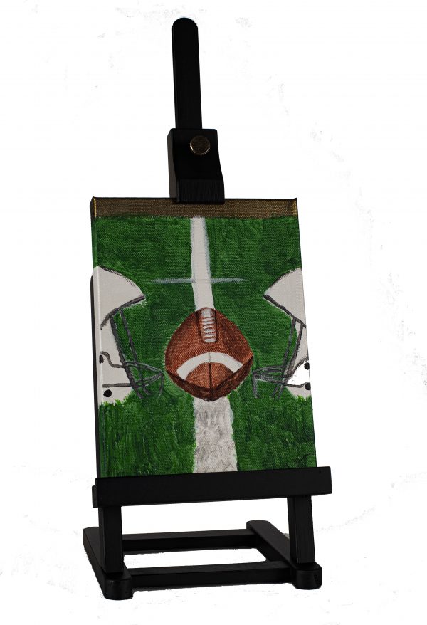 American Football I Acrylic Painting by Dawn M. Wayand
