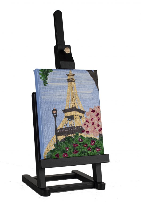 Eiffel Tower II Acrylic on Canvas Painting by Dawn M. Wayand