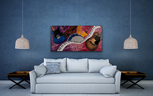Size - Large Artwork - Music in My Dreams - Dawn M. Wayand