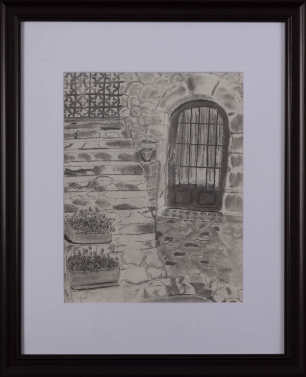 Eze I - Charcoal Drawing by Dawn M. Wayand